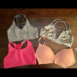 Lot (4) EUC Bras